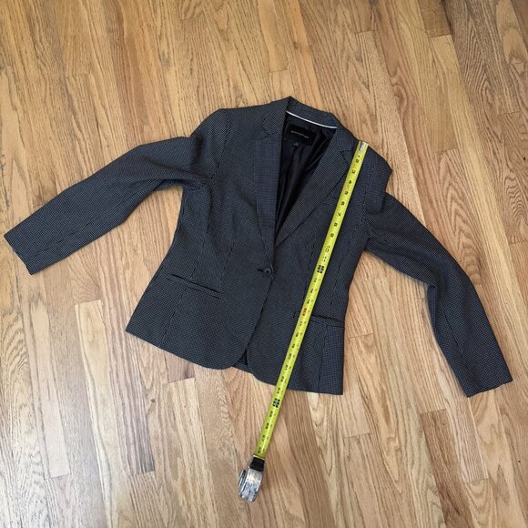 Banana Republic Womens Size: 4 Mini Check Color Geometric Blazer - Picture 16 of 16